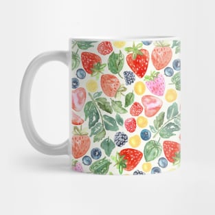 Summer Berries Pattern Mug